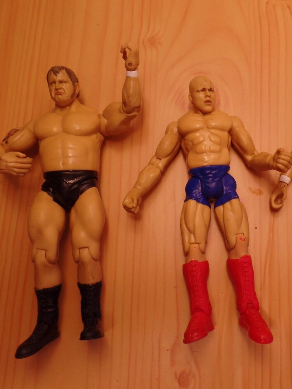 WWE Jakks Lot of 3 Loose Action Figures-Murdoch/Blanchard/Angle